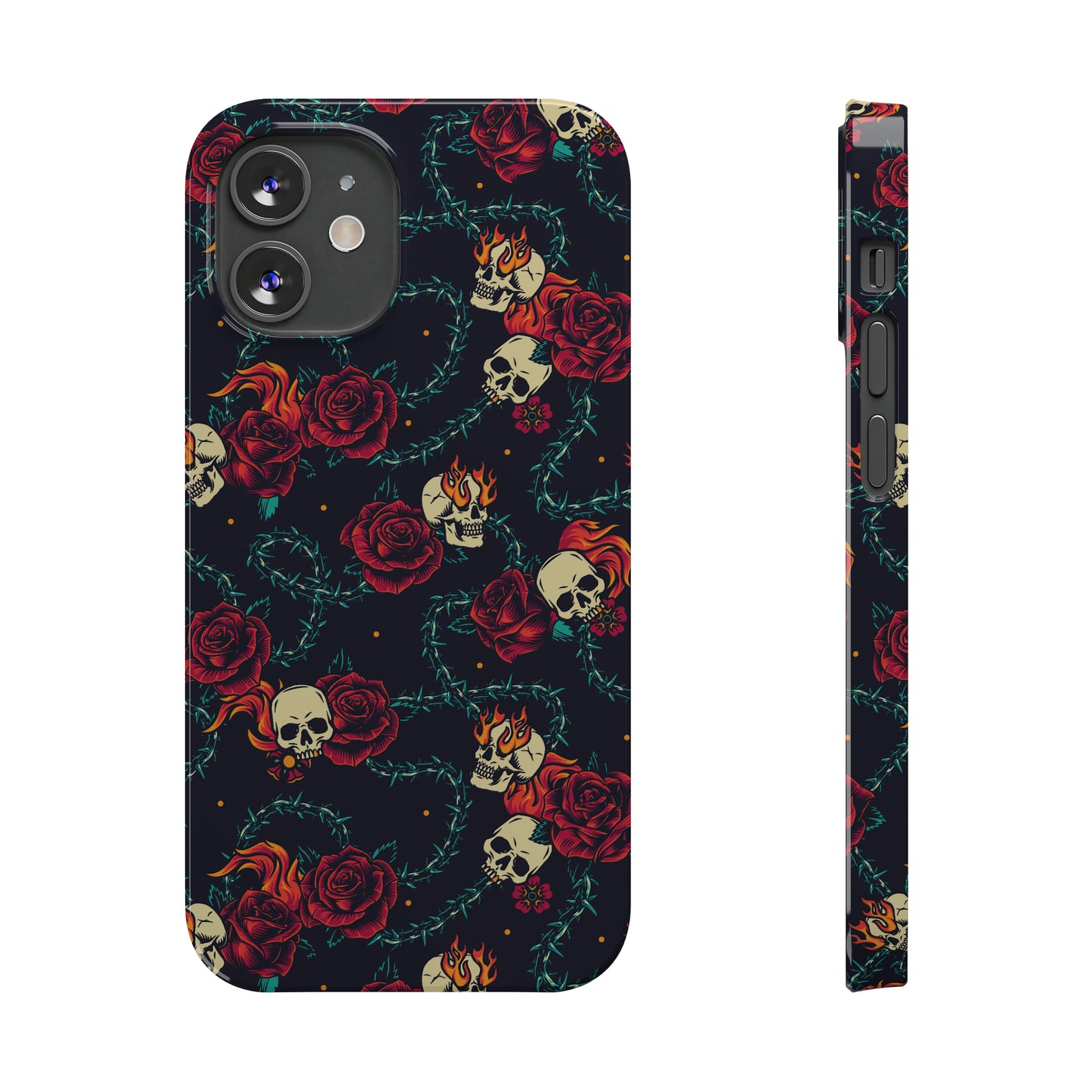 Skulls & Roses Snap Case