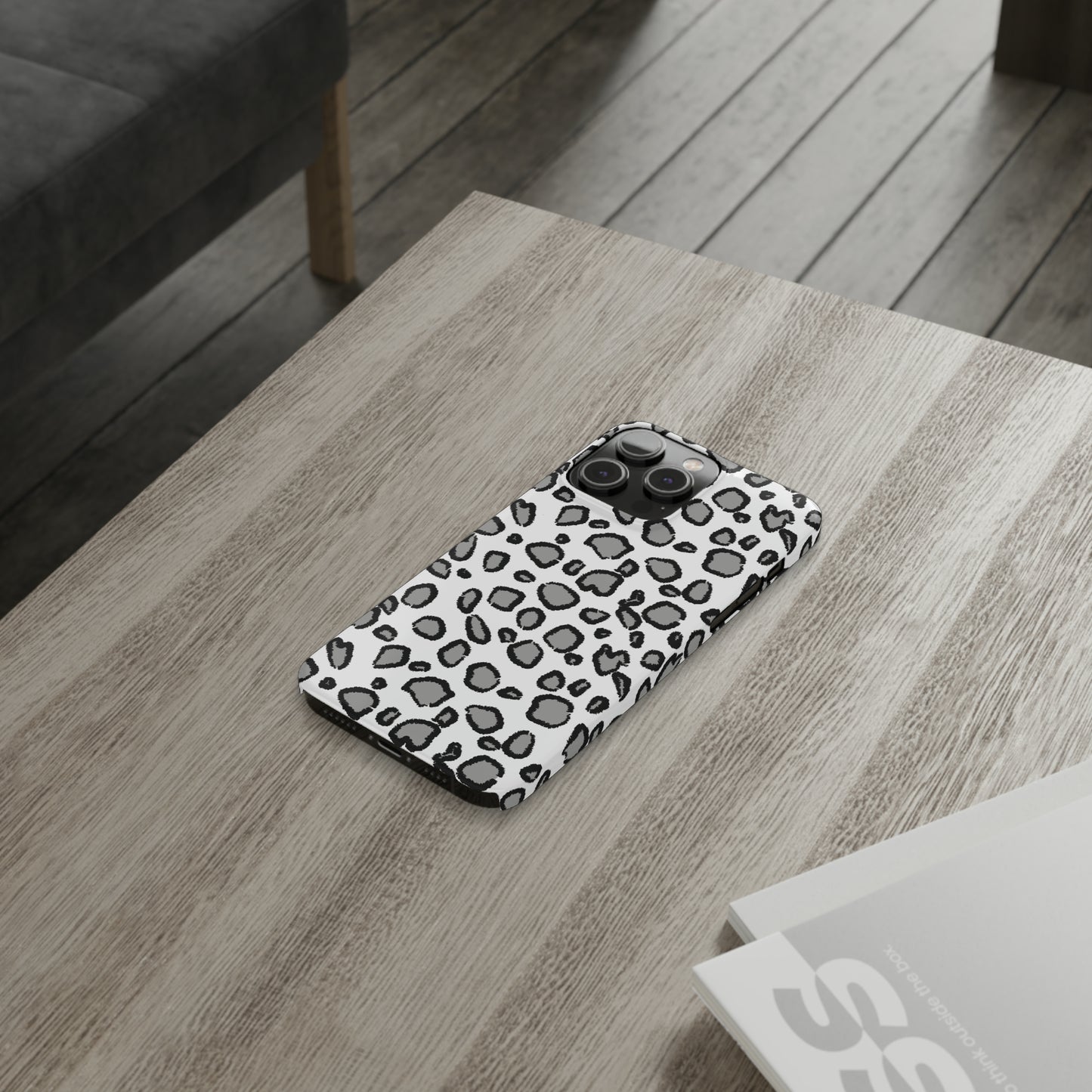 Snow Leopard Snap Case