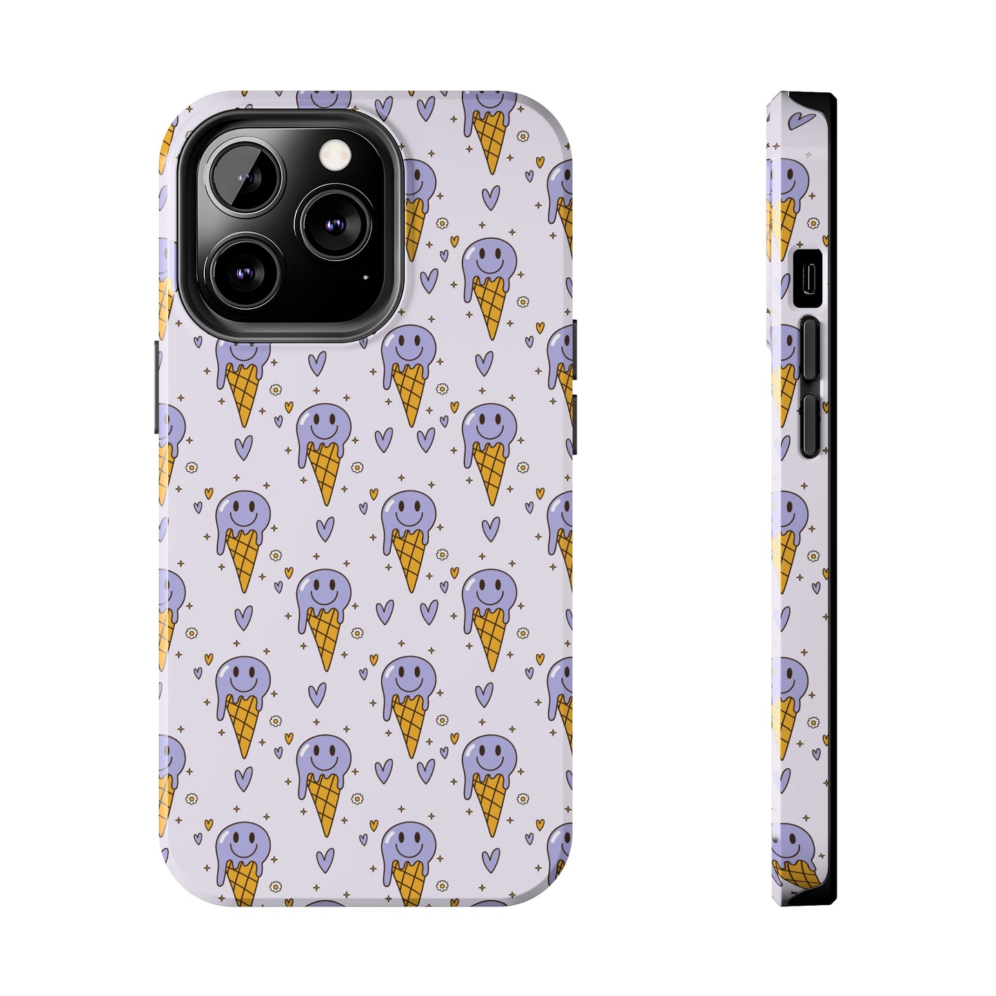 Blueberry Ice Cream Tough iPhone Case