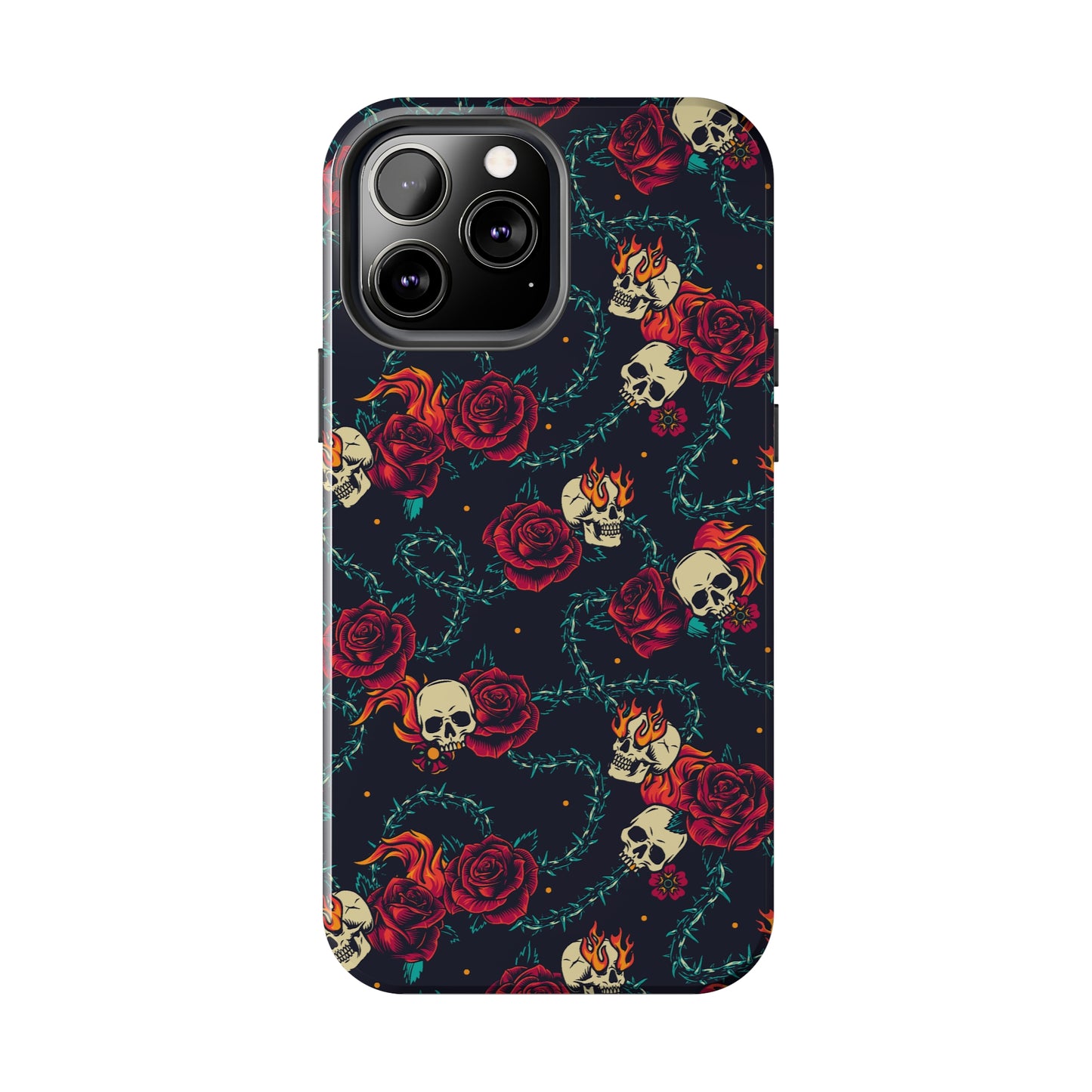 Skulls & Roses Tough iPhone Case