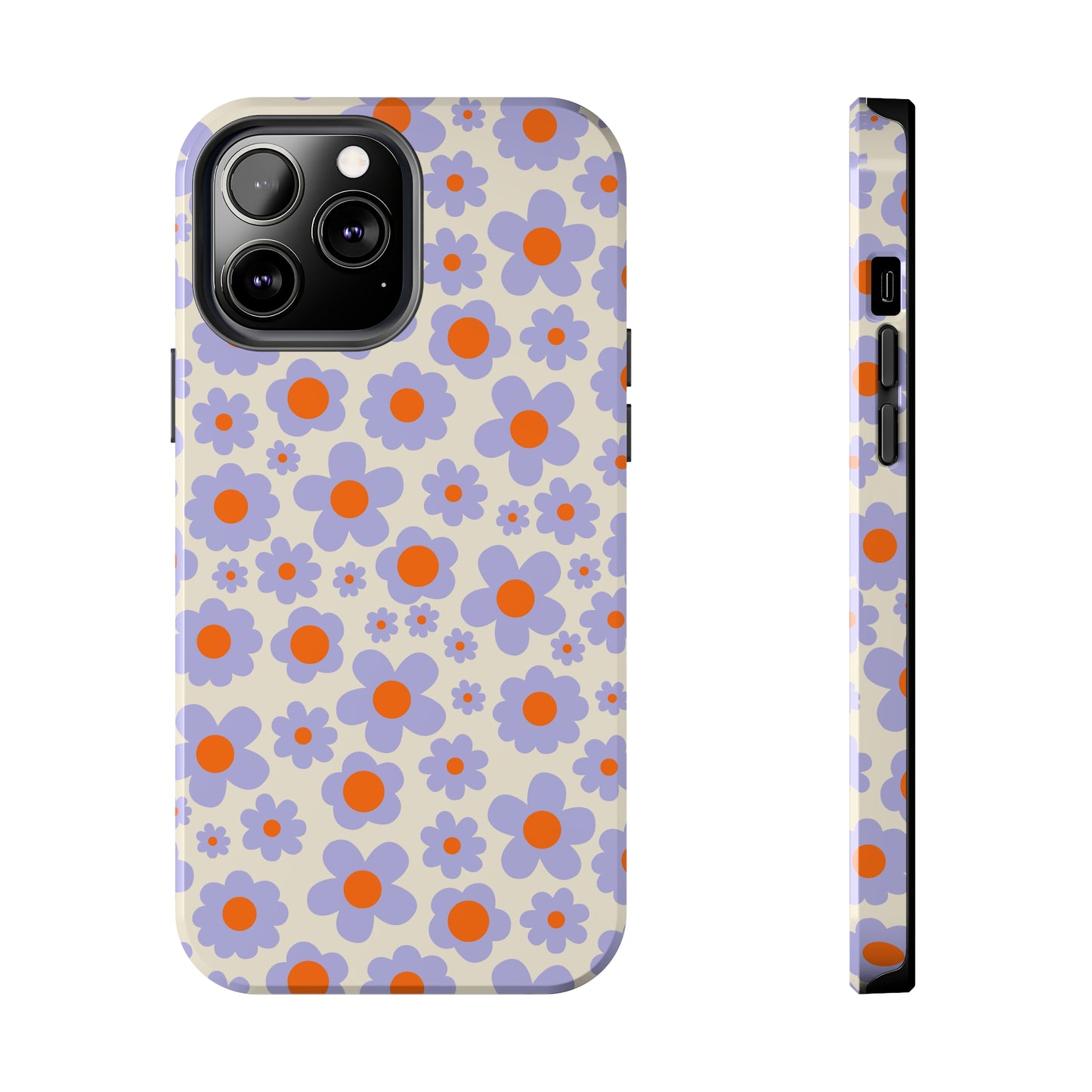 Groovy Flowers Tough iPhone Case