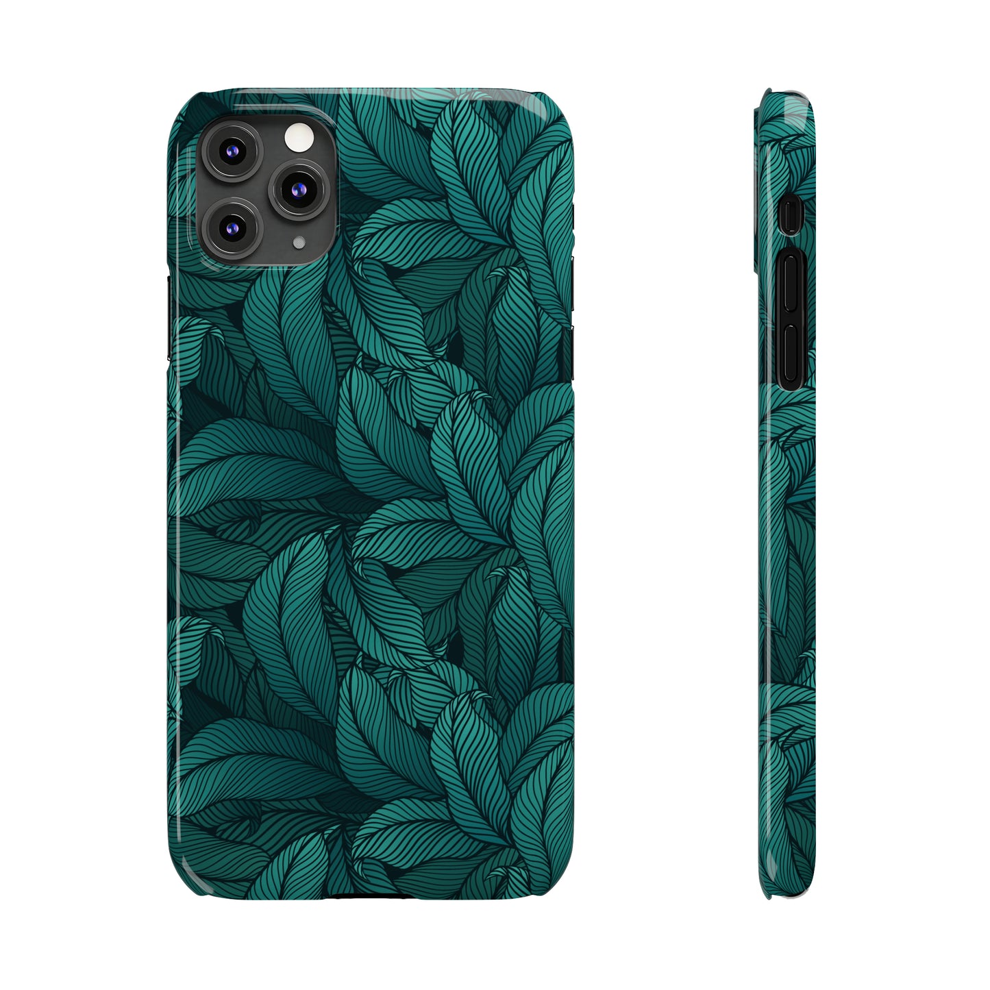 Tropical Leaves Snap Case