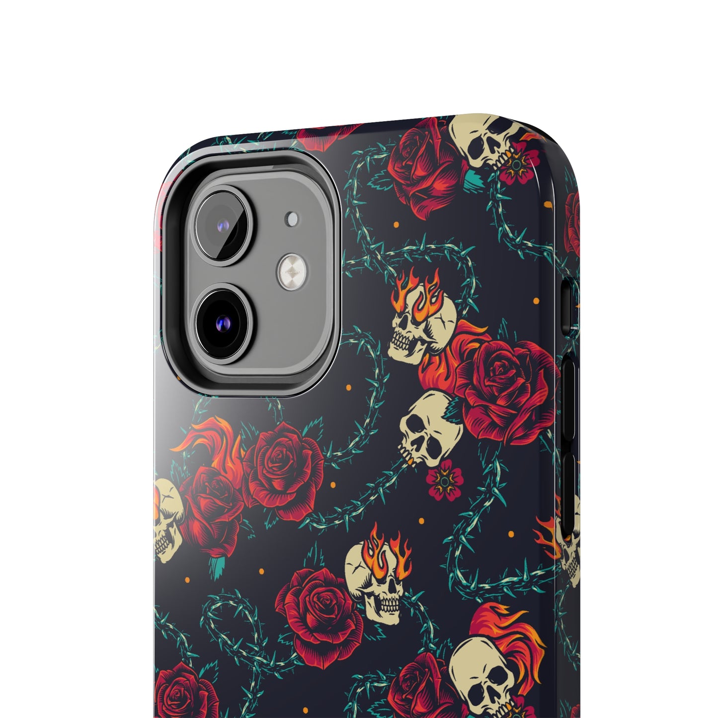 Skulls & Roses Tough iPhone Case