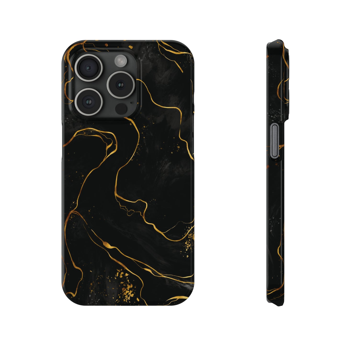 Black Mirage Snap Case