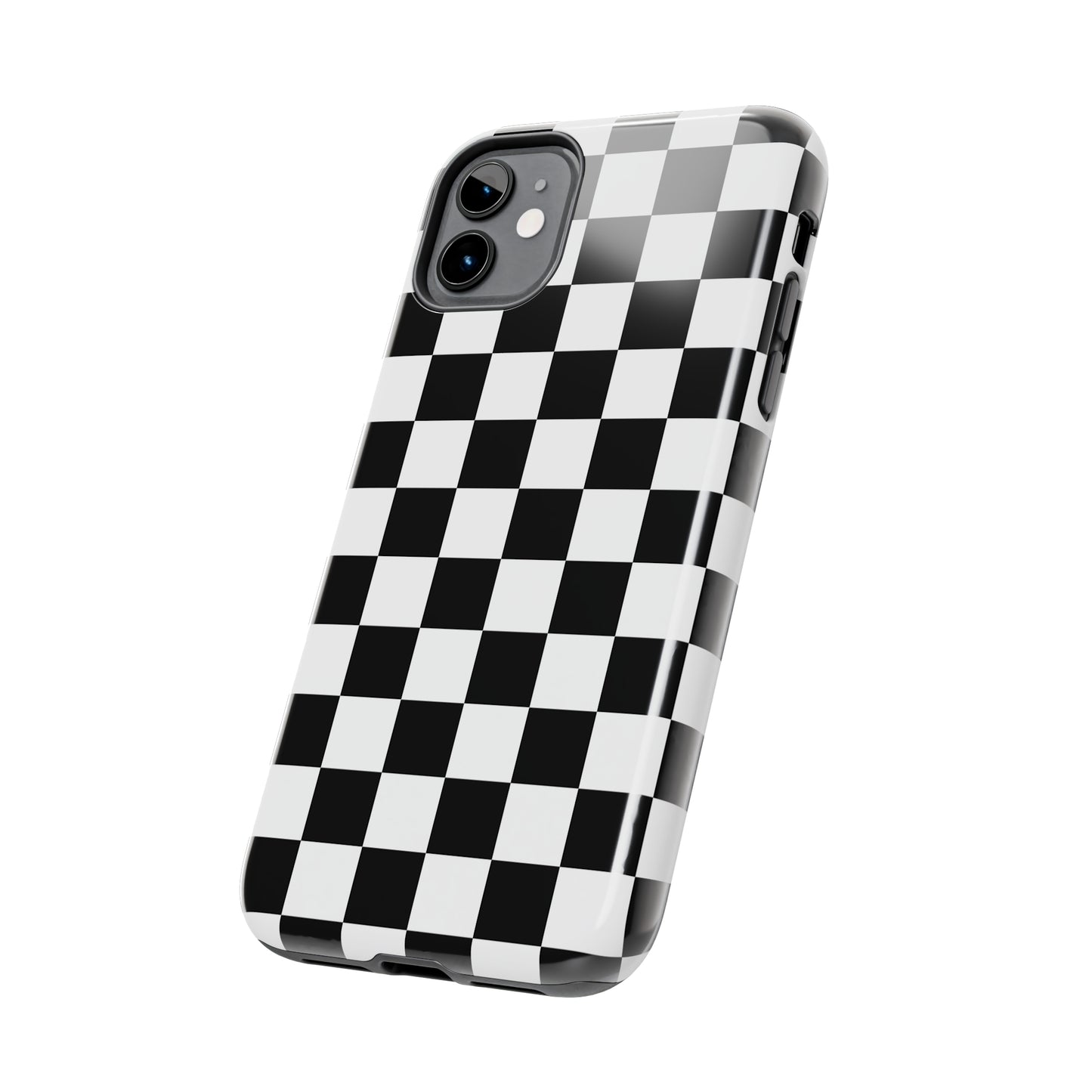 Black and white checks Tough Case