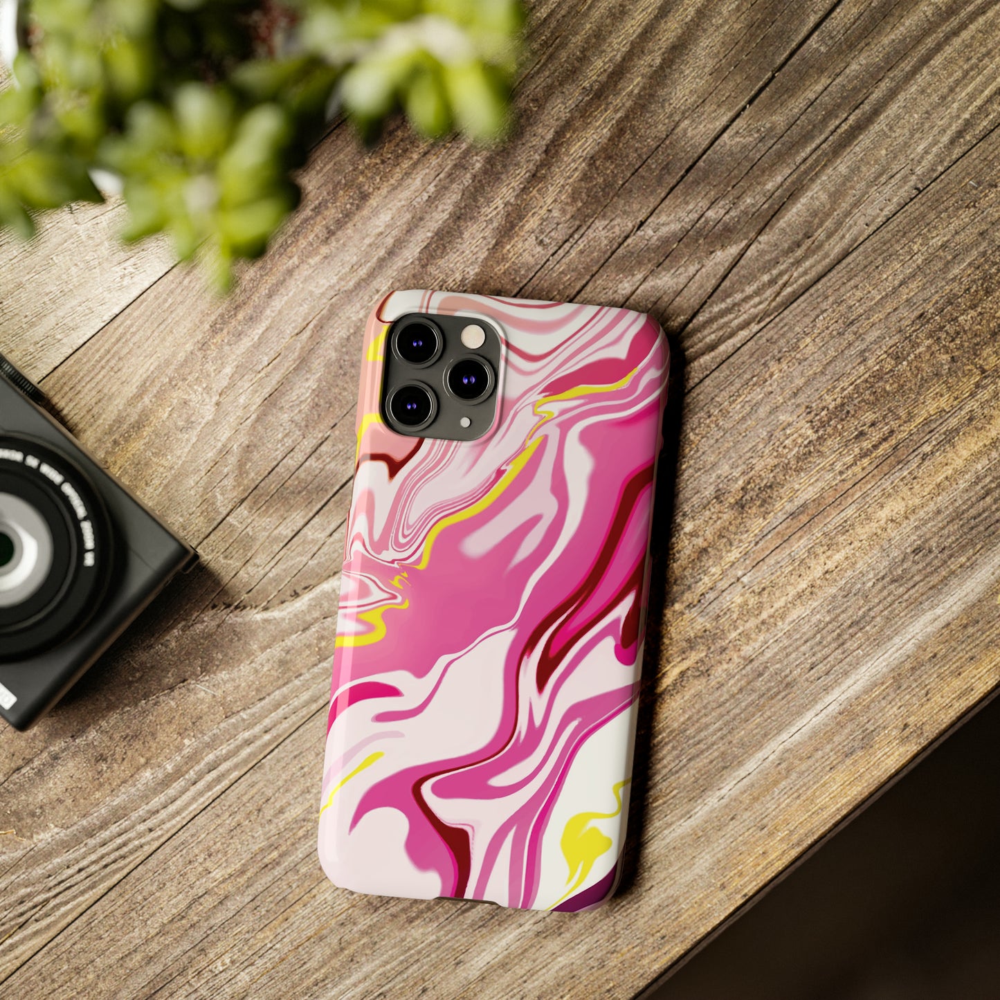 Acid marble pattern Snap Case