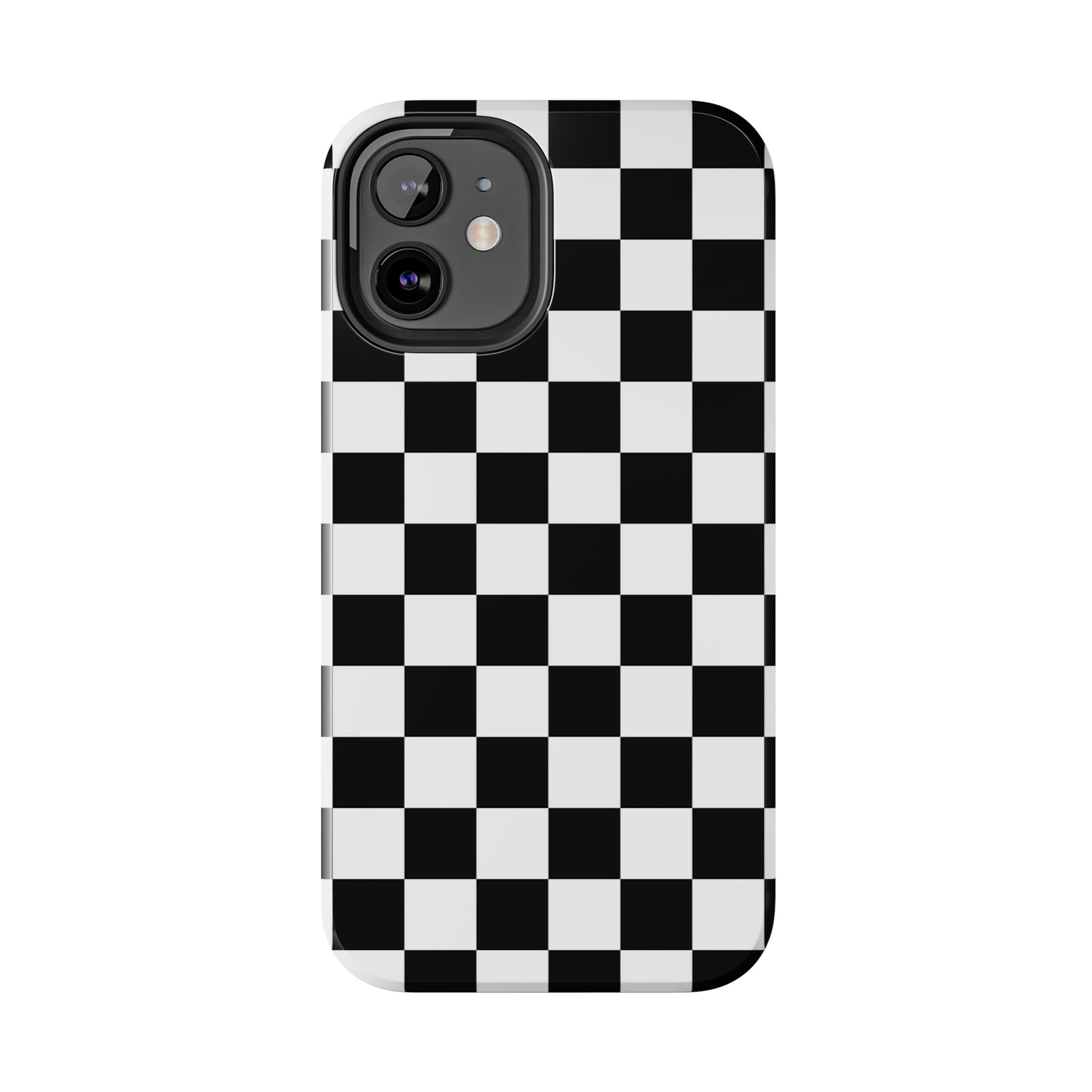 Black and white checks Tough Case