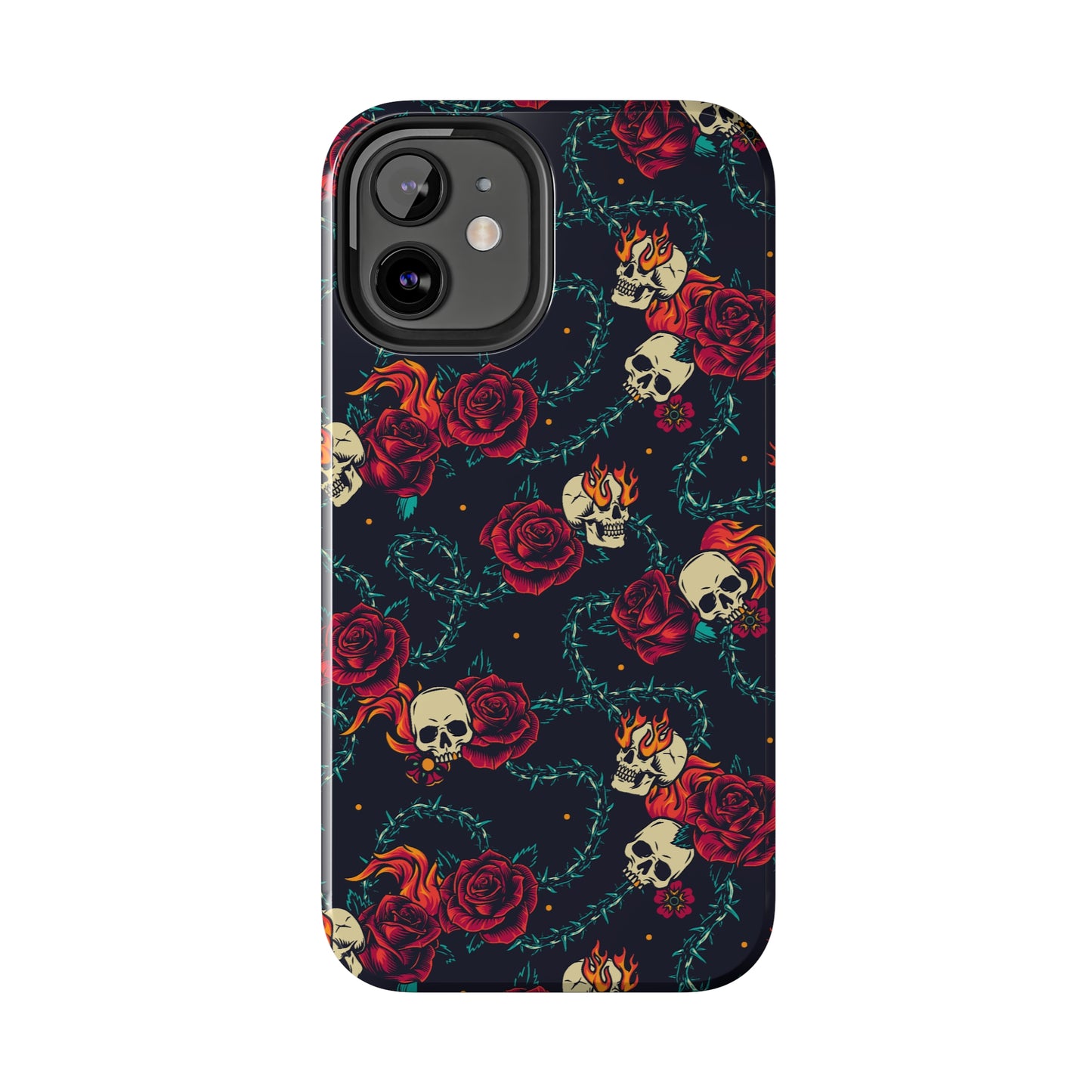 Skulls & Roses Tough iPhone Case