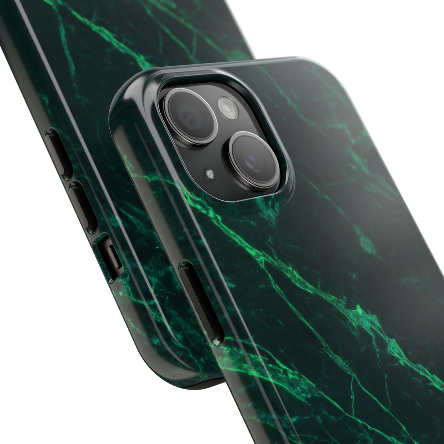 Dark green marble pattern Tough Case