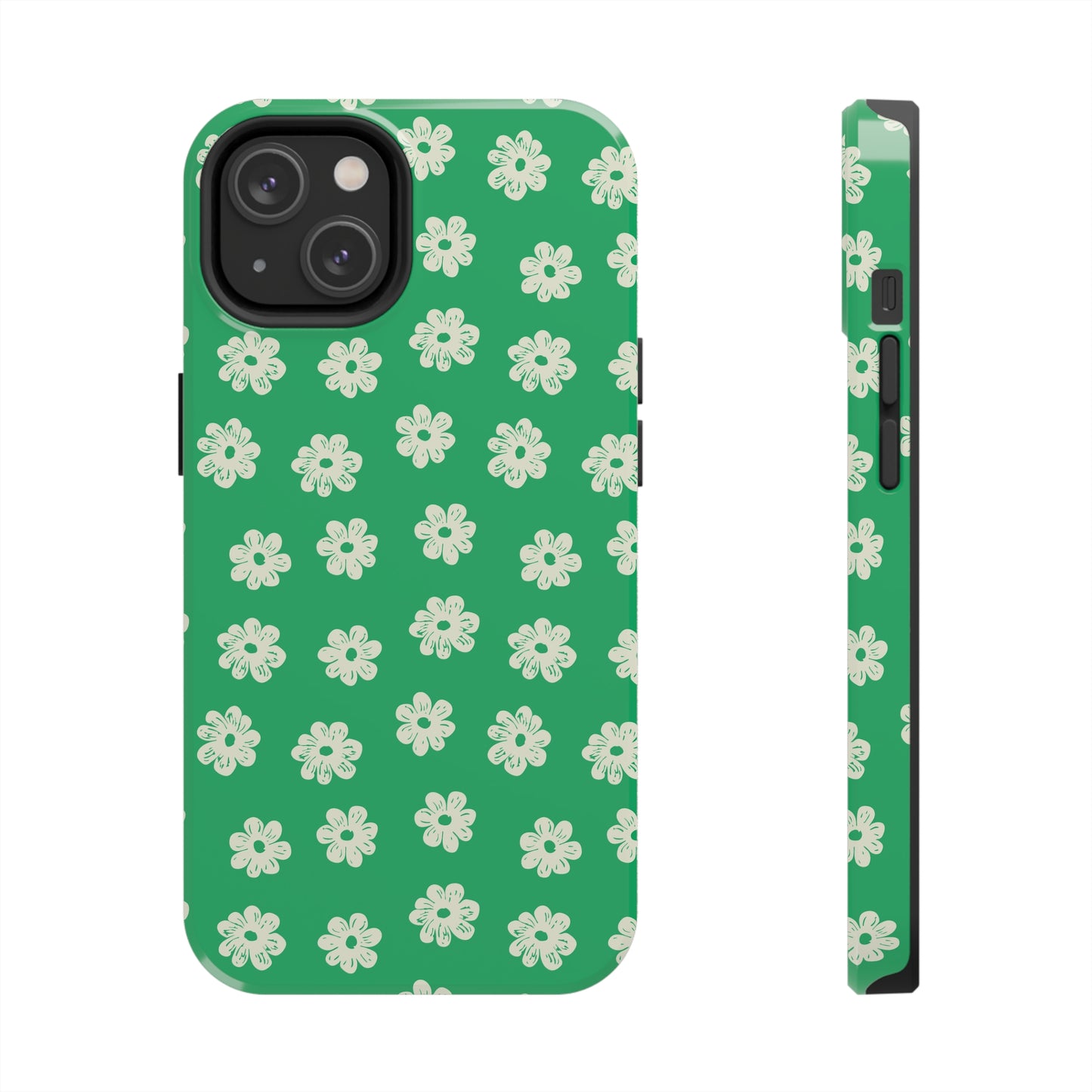 Retro Floral Tough iPhone Case