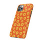 Maio laranja Pattern Snap Case