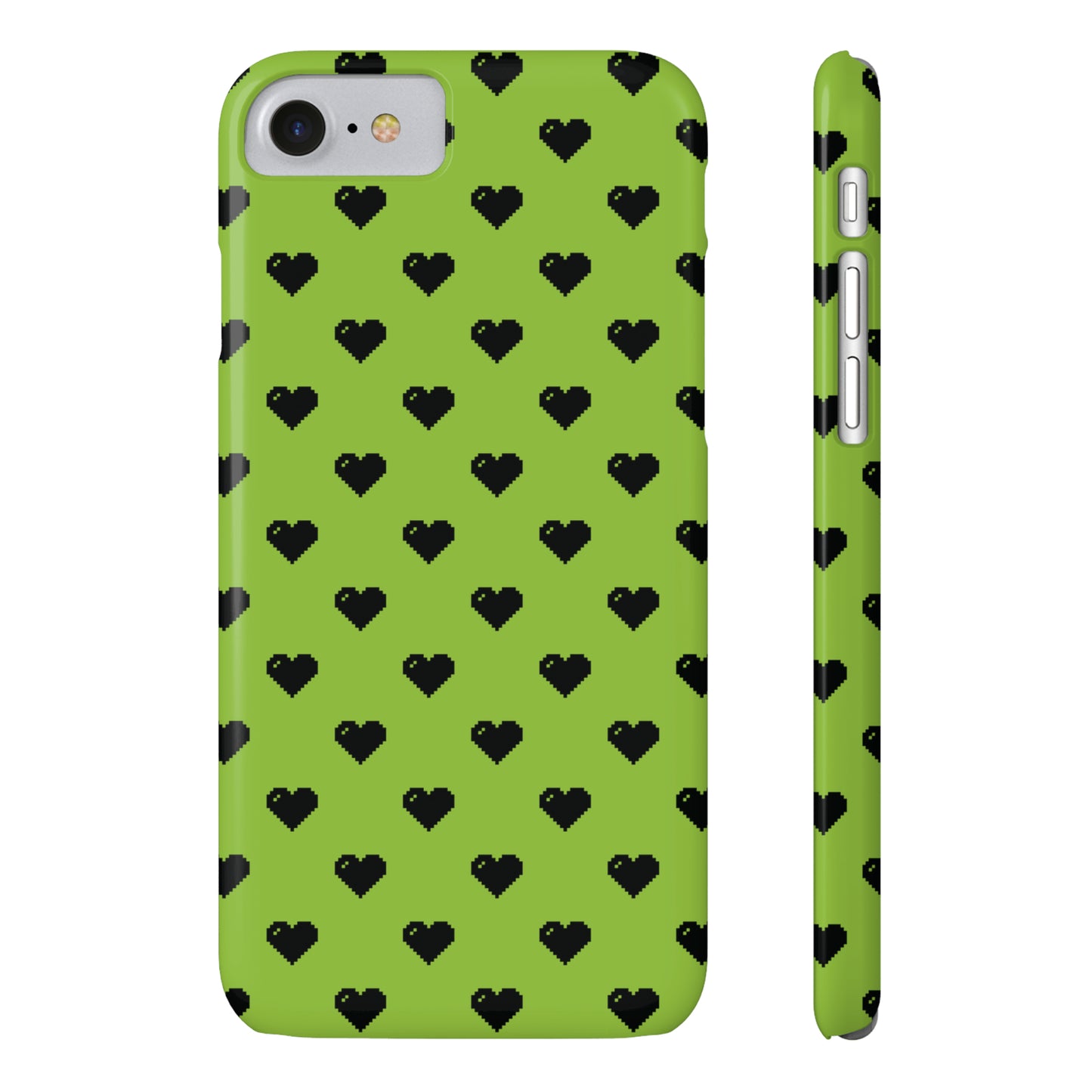 Pixelated Heart Snap Case