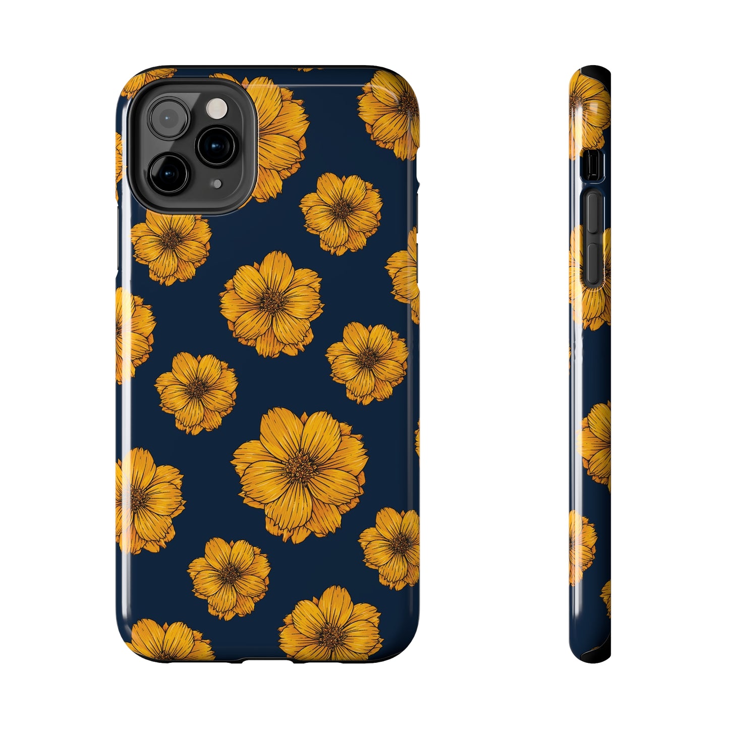 Sunflower Glimmer Tough iPhone Case