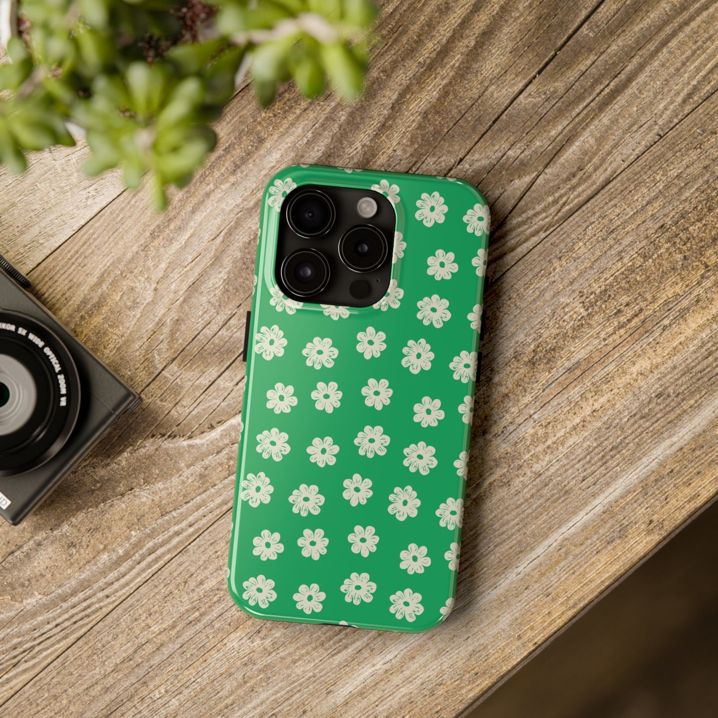 Retro Floral Tough iPhone Case