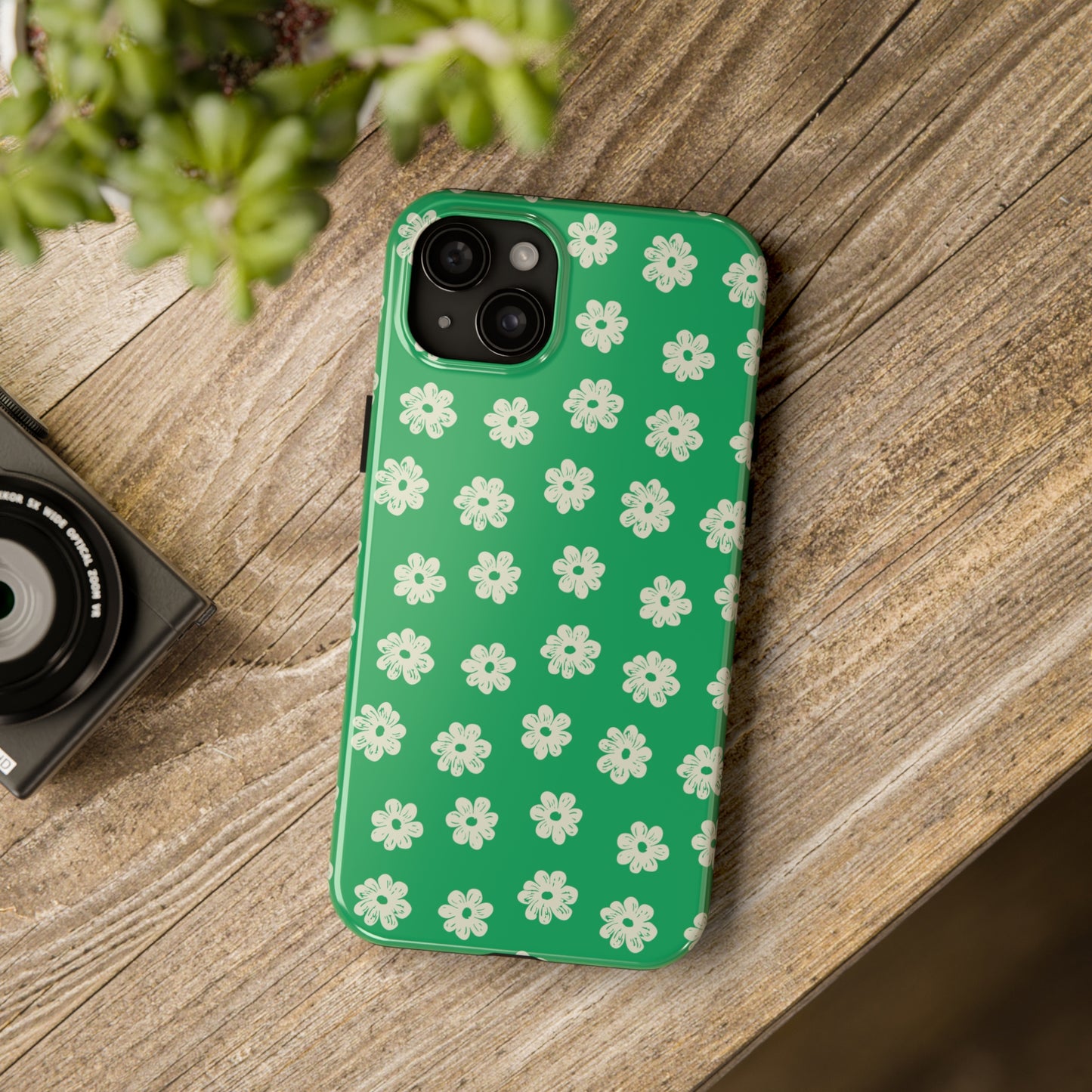 Retro Floral Tough iPhone Case