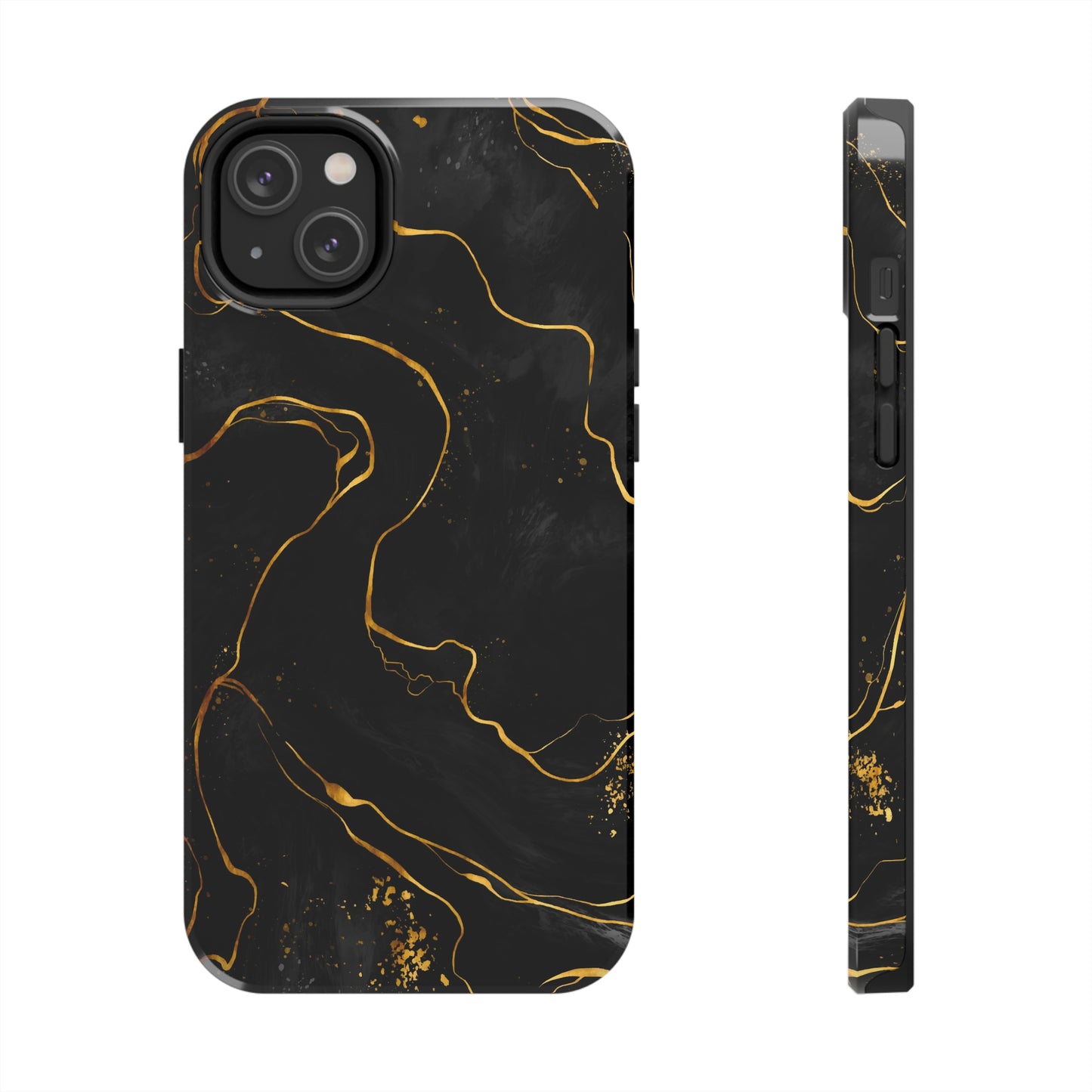 Black Mirage Tough iPhone Case