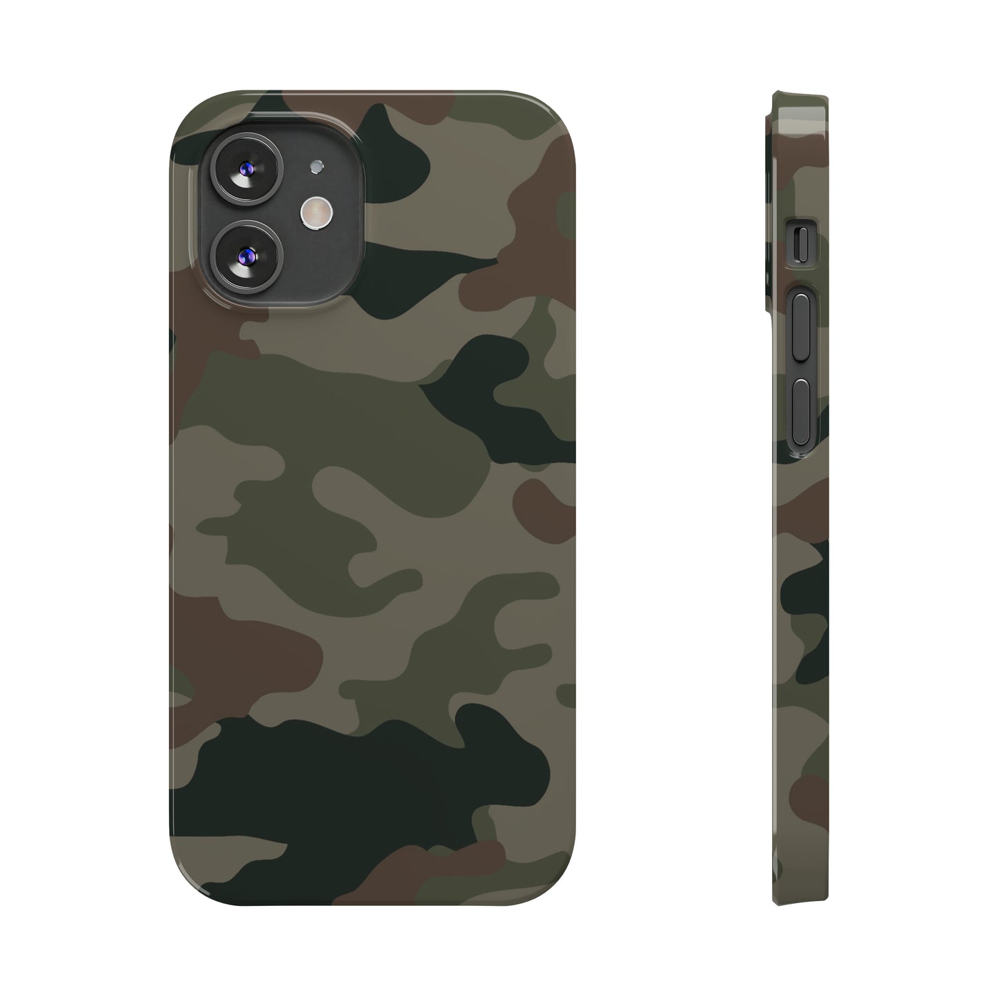 Dark Camouflage Snap Case