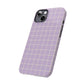 Lavender Grid Snap Case