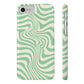 Pistachio Swirls Snap Case