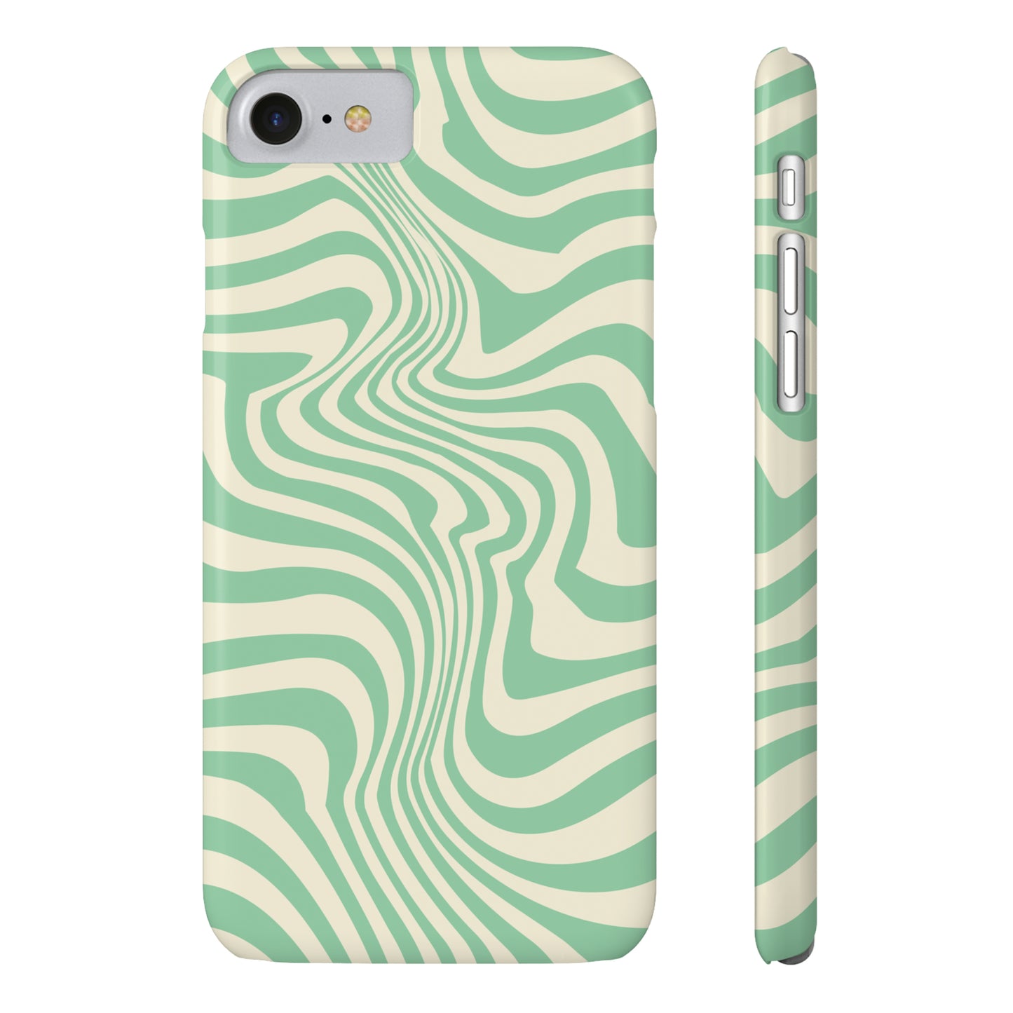 Pistachio Swirls Snap Case