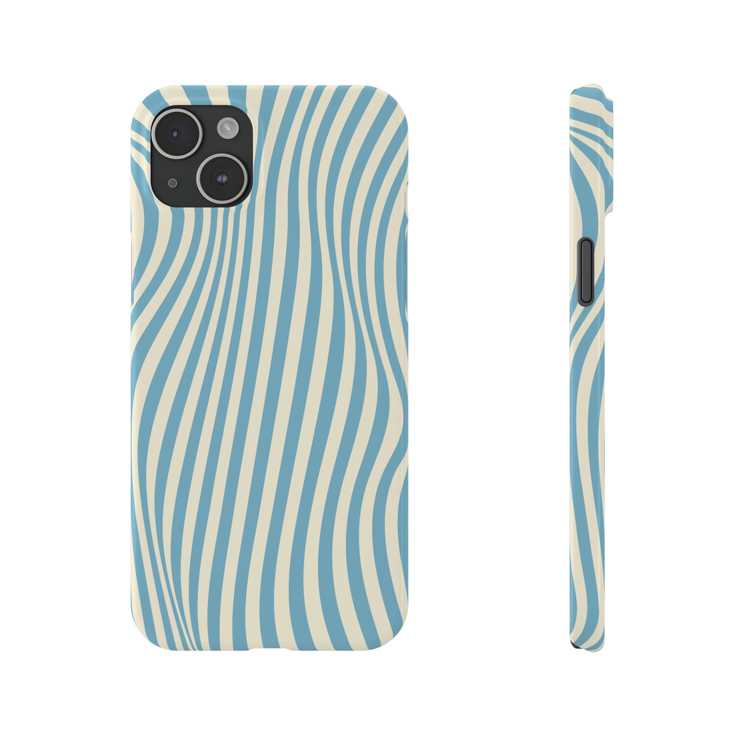 Aqua Swirl Snap Case