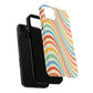 Retro Swirl Tough iPhone Case