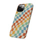 Retro Crazy Checkers Snap Case