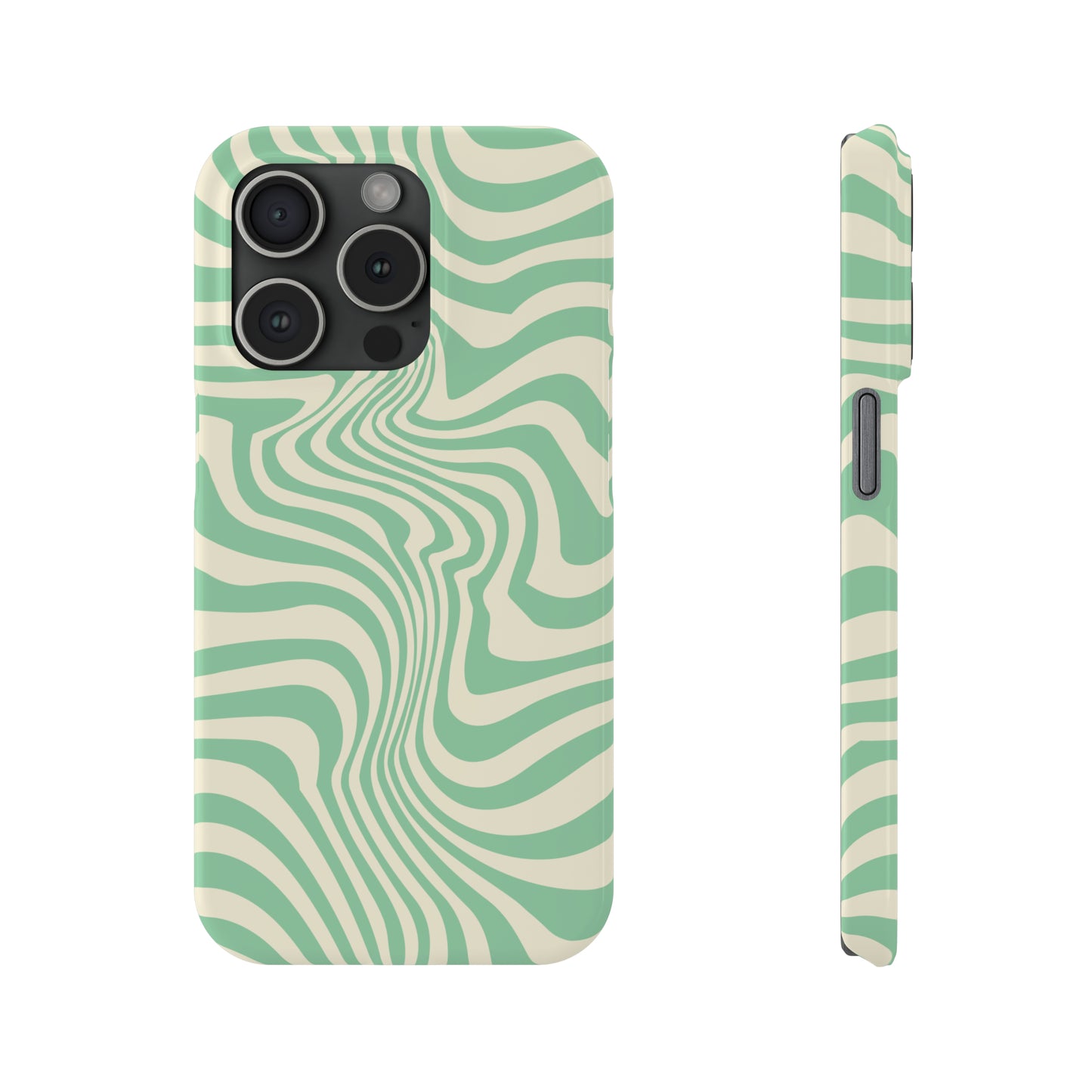 Pistachio Swirls Snap Case