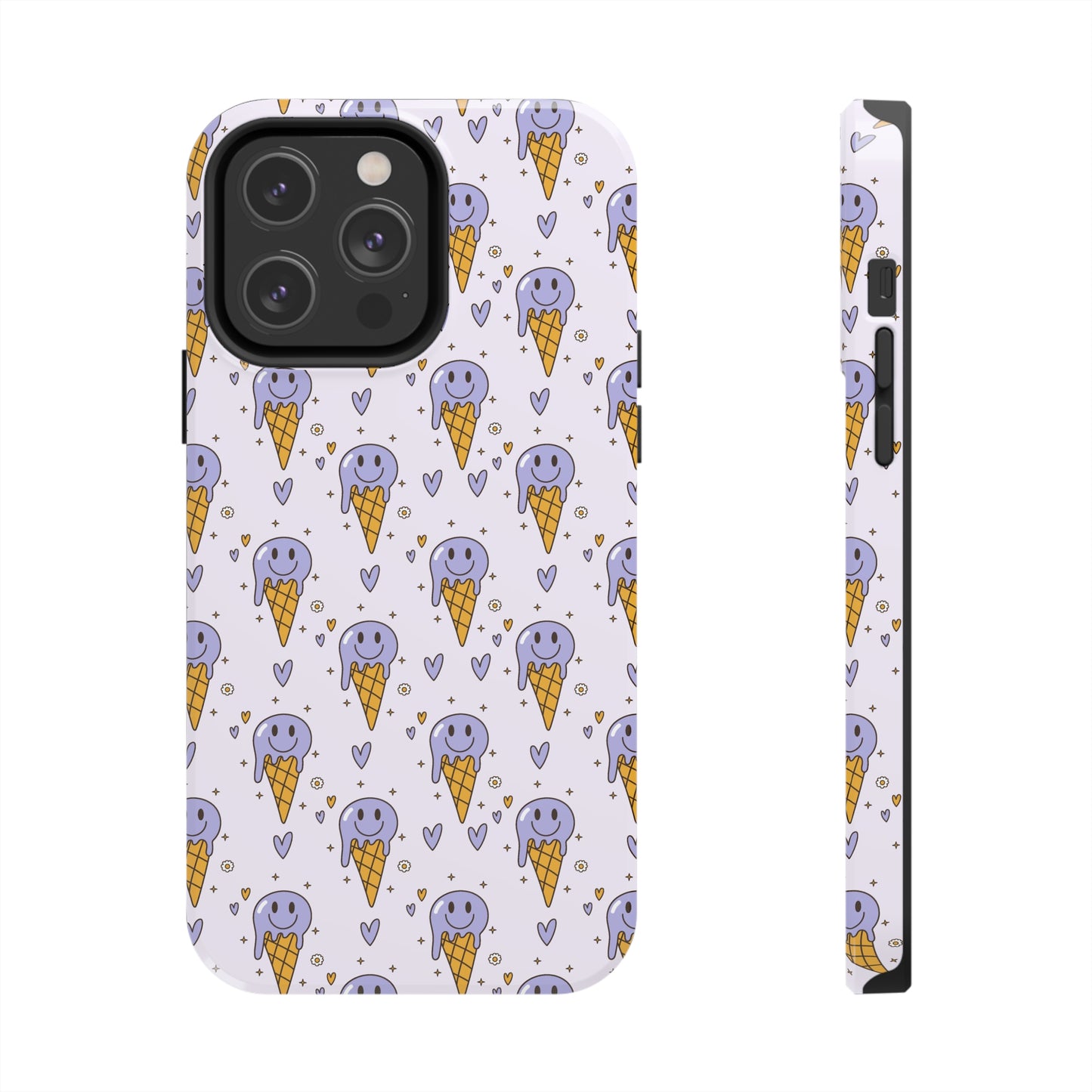 Blueberry Ice Cream Tough iPhone Case