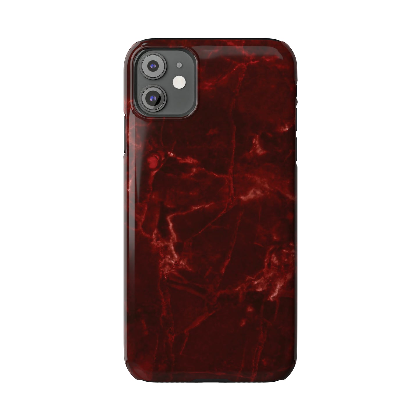 Red stone pattern Snap Case