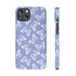 Lavender Butterflies Snap Case