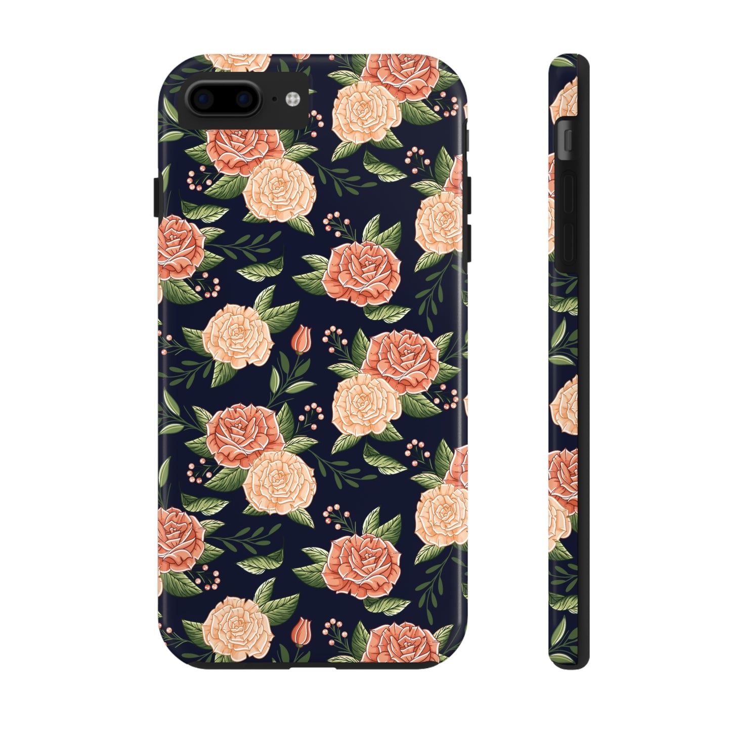 Vintage Rose Tough iPhone Case