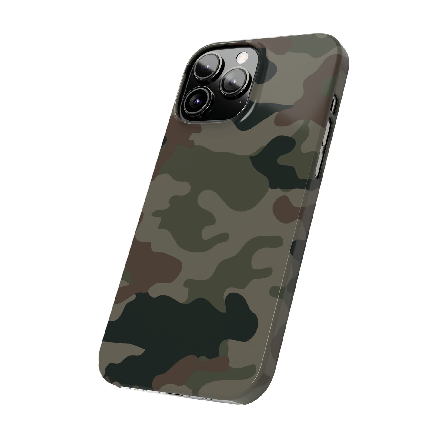 Dark Camouflage Snap Case