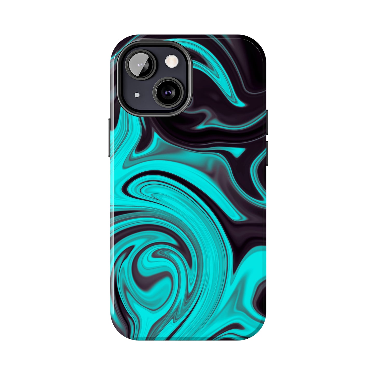 Aqua liquid marble pattern Tough Case