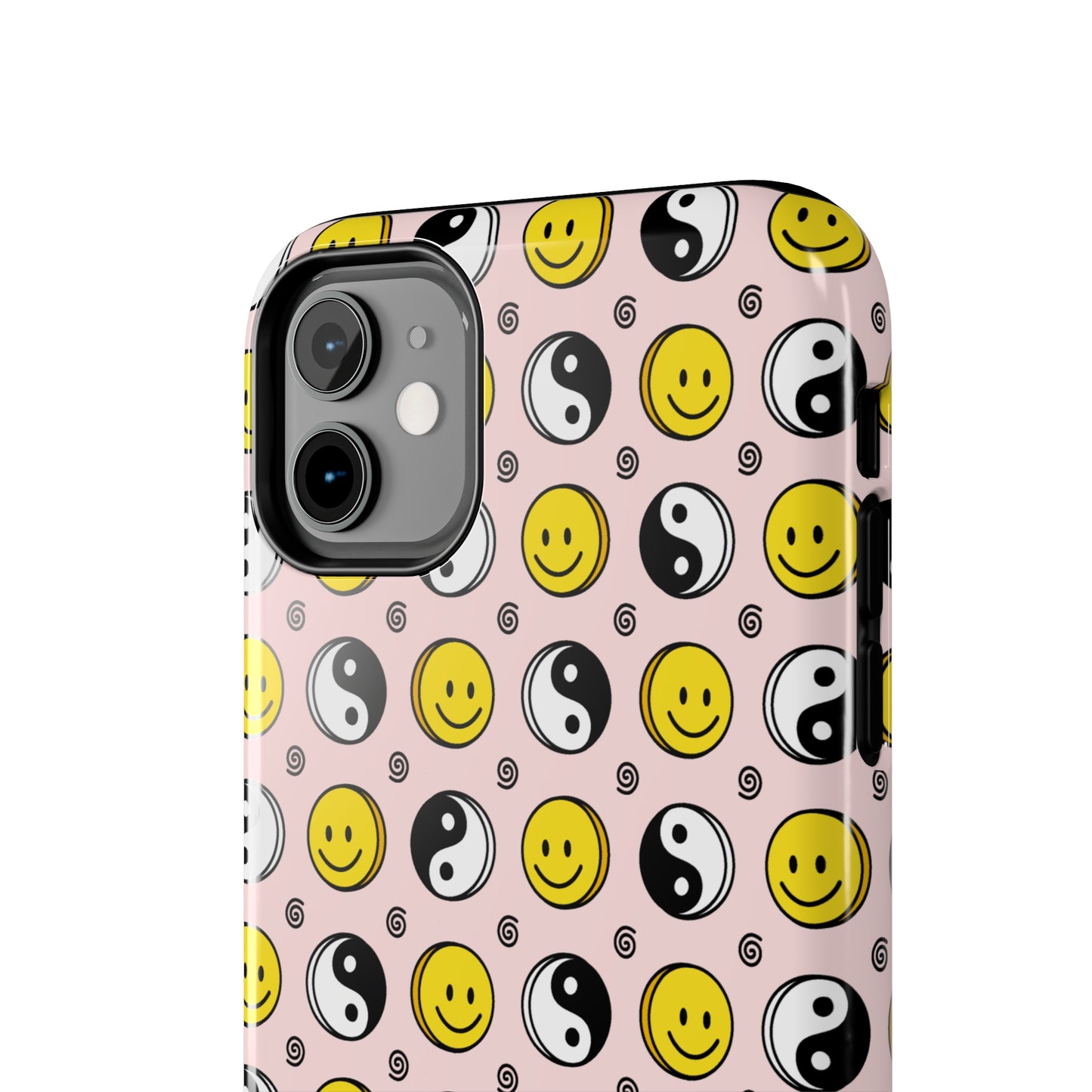 Yin and yang X Smiley Tough iPhone Case