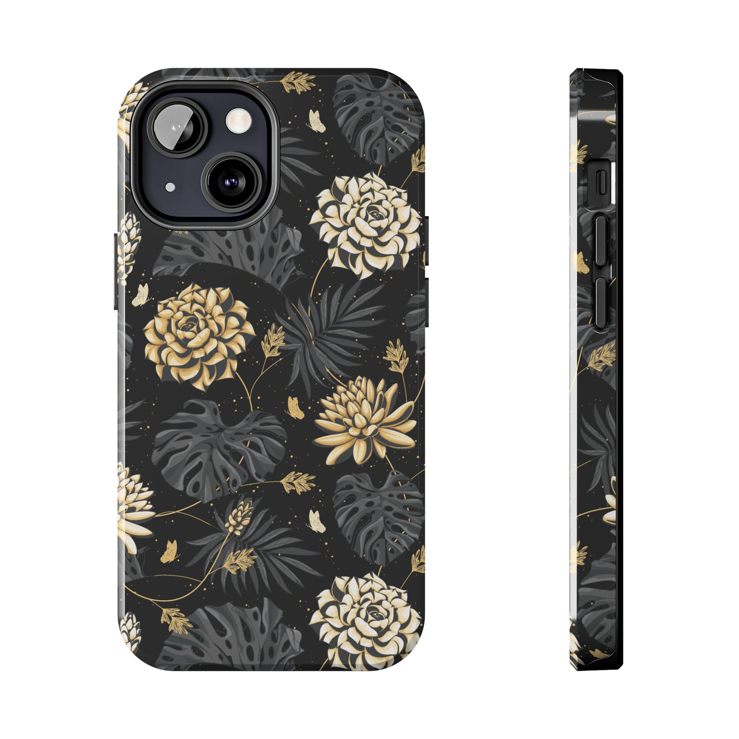 Golden Bloom Tough iPhone Case