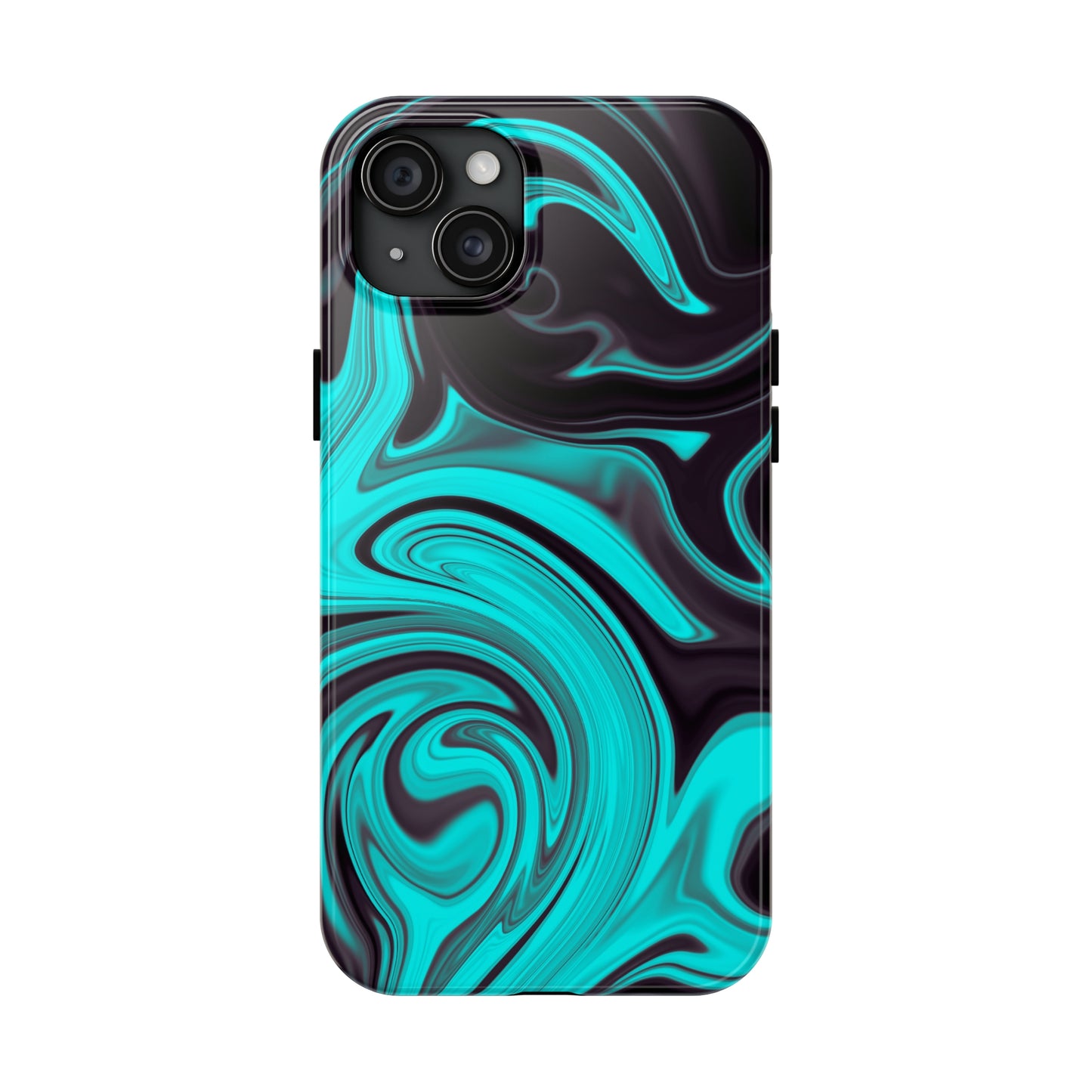 Aqua liquid marble pattern Tough Case