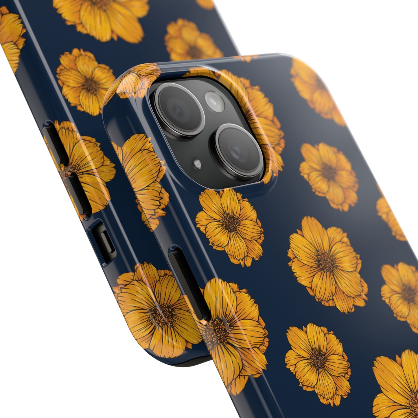 Sunflower Glimmer Tough iPhone Case