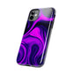 Purple liquid marble pattern Tough Case