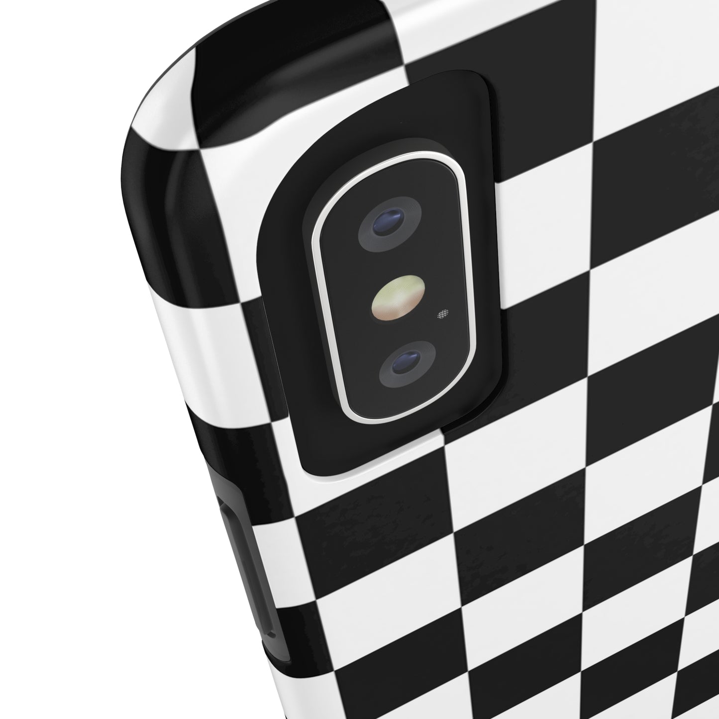 Black and white checks Tough Case