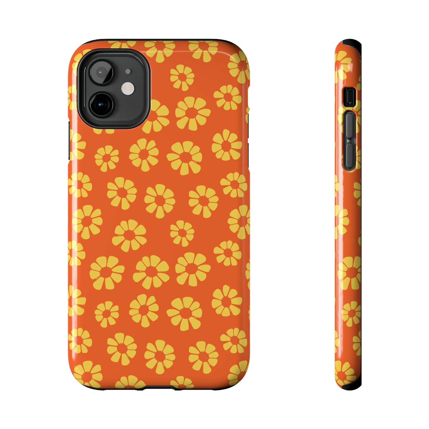 Maio laranja Pattern Tough iPhone Case