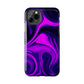 Purple liquid marble pattern Tough Case