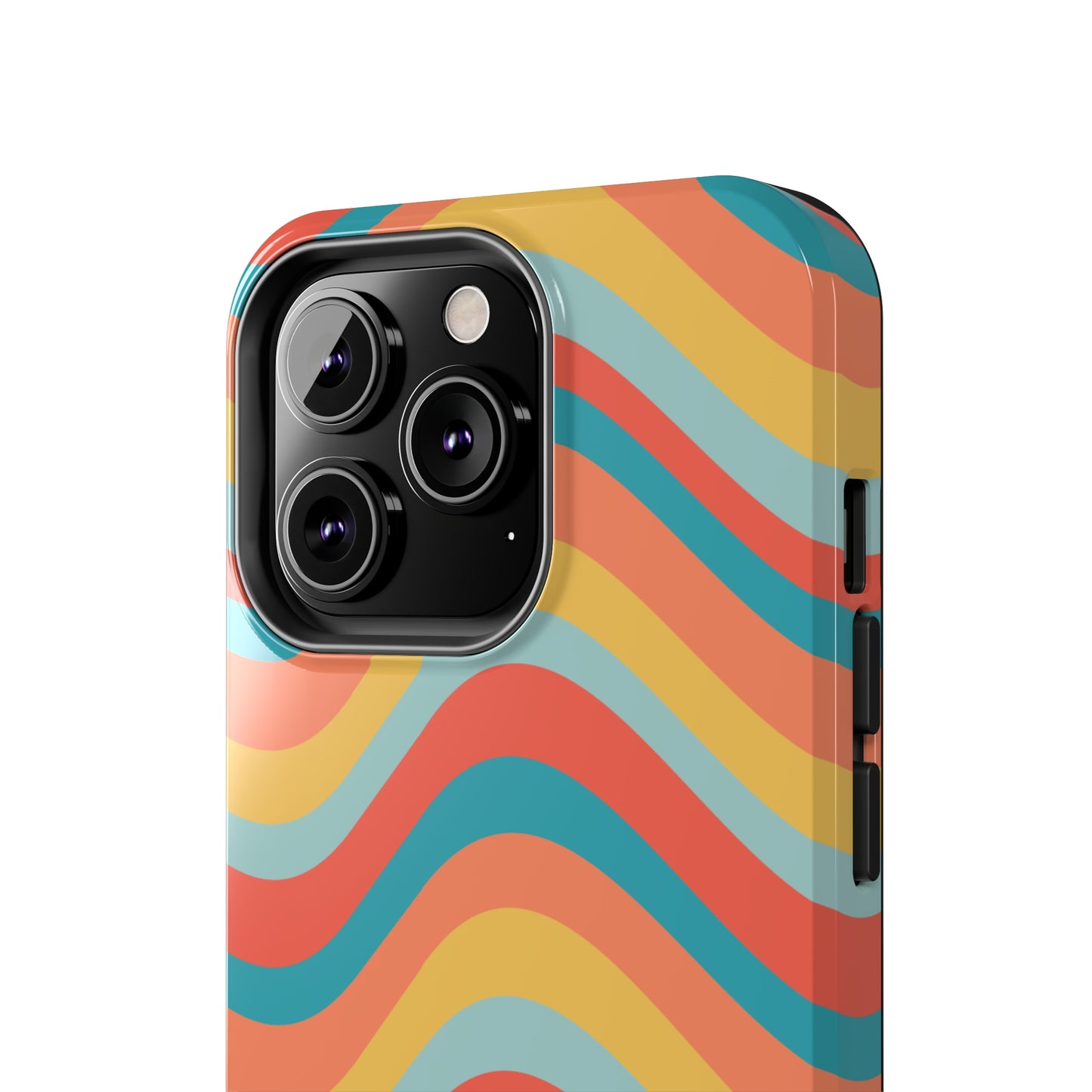 Wavy Pattern Tough iPhone Case