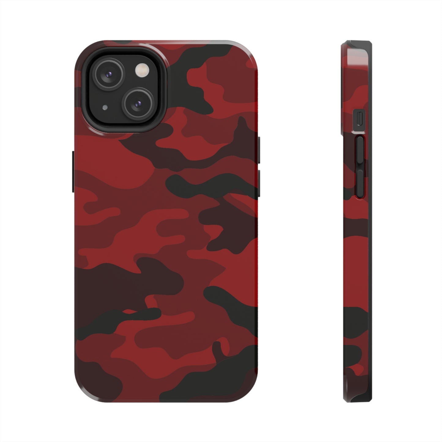 Red Camouflage Tough Case