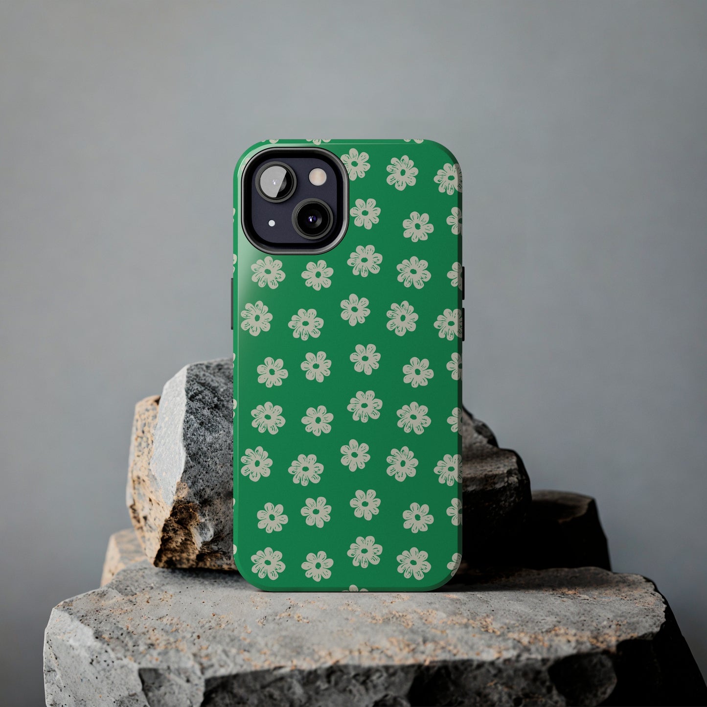 Retro Floral Tough iPhone Case