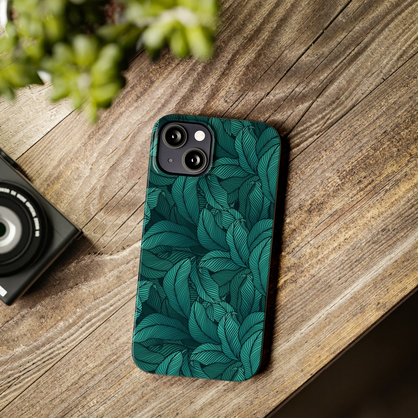 Tropical Leaves Snap Case