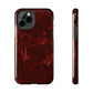 Red stone pattern Tough Case