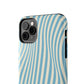 Aqua Swirl Tough iPhone Case