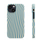 Aqua Swirl Snap Case