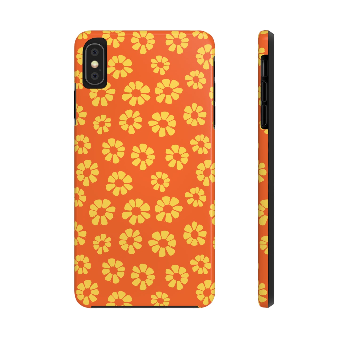 Maio laranja Pattern Tough iPhone Case